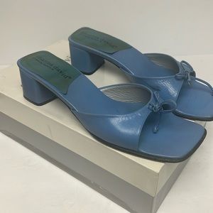 Vintage Charles David designed by Nathalie M Original Leather Heeled Sandal 6.5